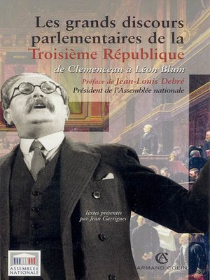 cover image of Les grands discours parlementaires de la Troisième République